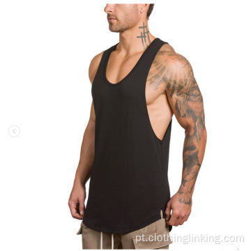 Soild Color Bodybuilding Casual para homens